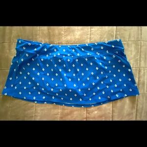 NWOT Lands End swim skirt sz 18